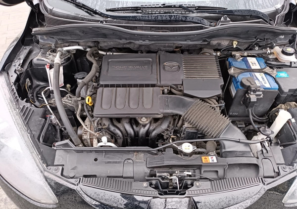 Mazda 2 cena 23900 przebieg: 134000, rok produkcji 2013 z Białobrzegi małe 254